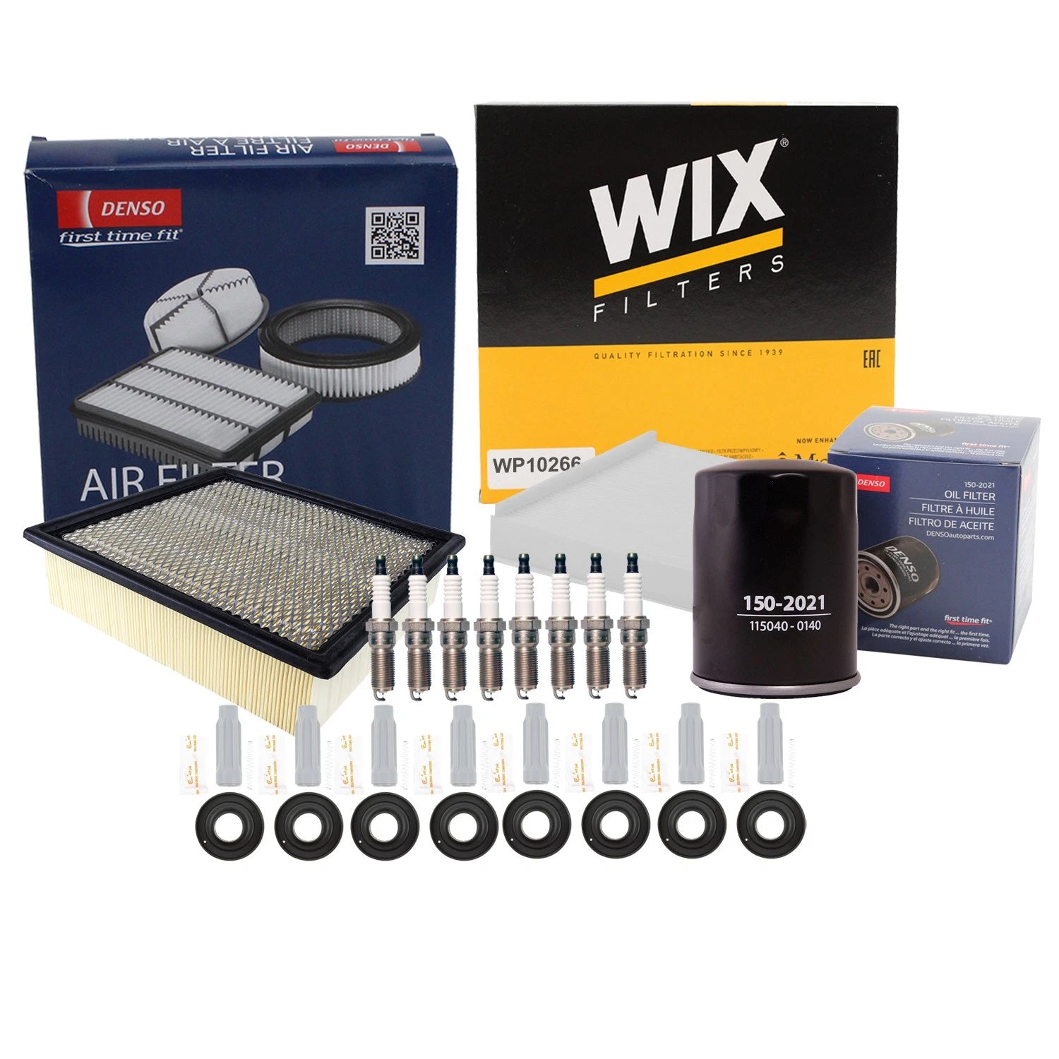 Tune Up Kit with NGK 8 Spark Plugs & Boots for F-150 5.0L V8 (2015–2020)