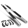 Set of 2 Chrome 5" Oval Side Step Bars for Silverado/Sierra Crew Cab (2019–2021)