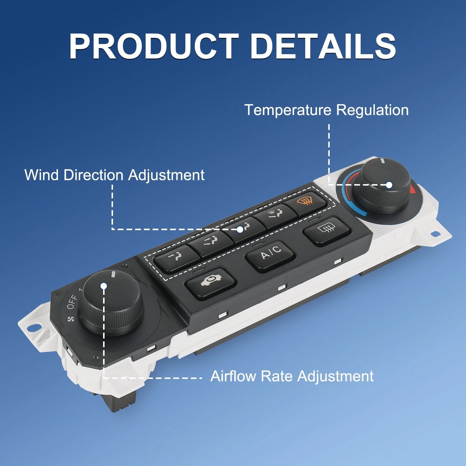 A/C Heater Climate Control Module for Honda Accord (1998–2000) & Odyssey (1999–2004)