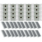 Roller Brush Set & Mop Cloths for ECOVACS DEEBOT X9 Pro (2021–2023)