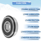 Deep Groove Ball Bearings 6304NR2RS   20x52x15mm