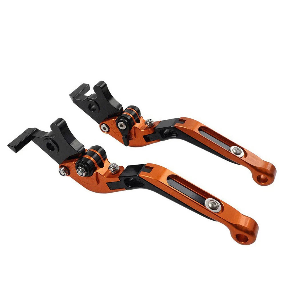 Orange CNC Extendable Brake Clutch Levers for BMW S1000XR (2015-2021)