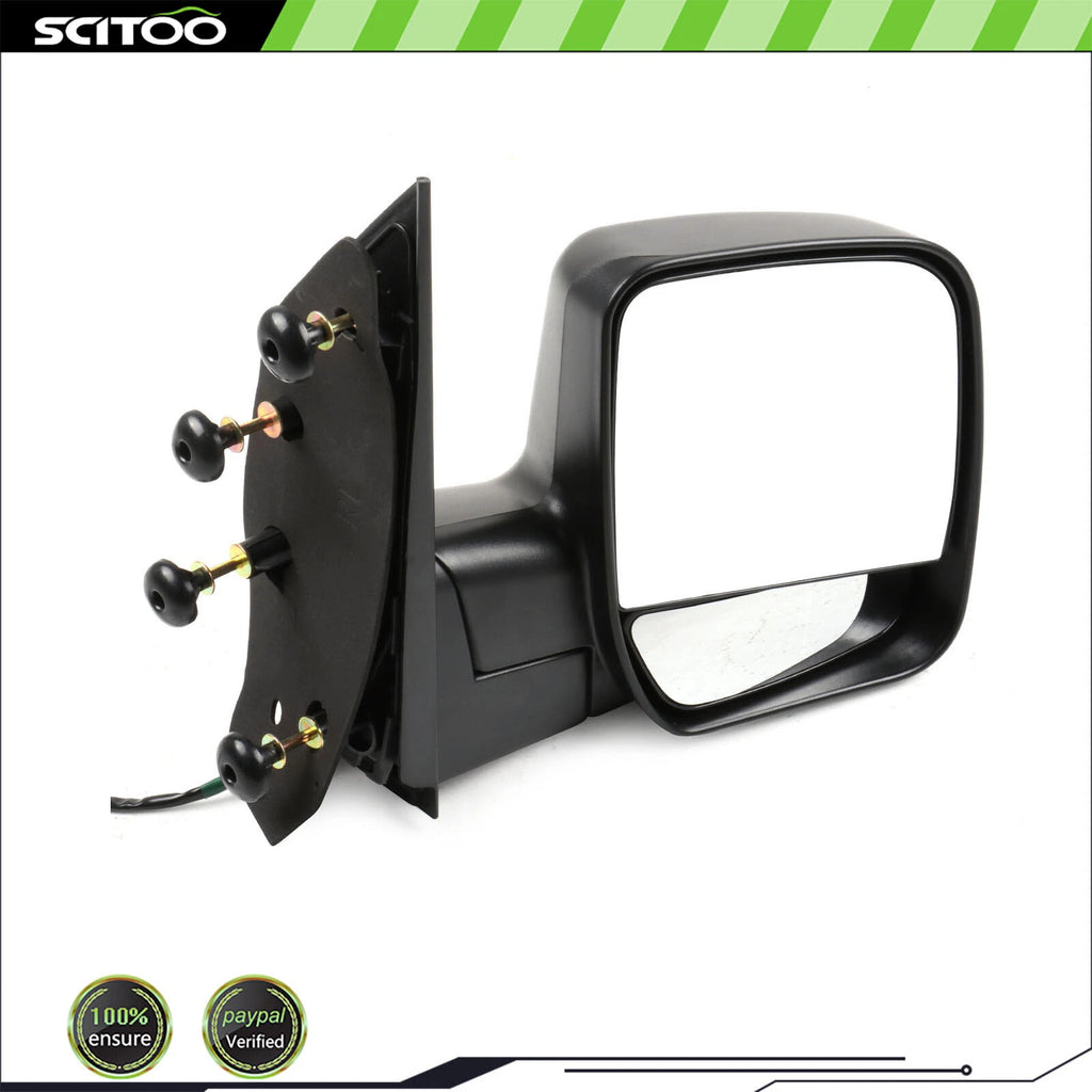 Passenger Side Power Black Exterior Mirror for Ford Econoline (2003–2014)