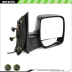 Passenger Side Power Black Exterior Mirror for Ford Econoline (2003–2014)