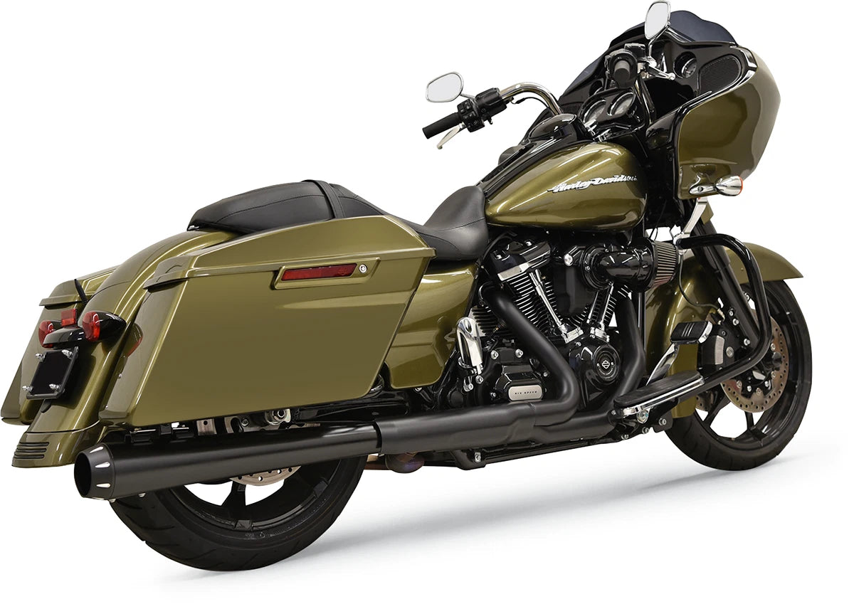 Bassani 2:1 Black Megaphone Muffler for 1F17RB