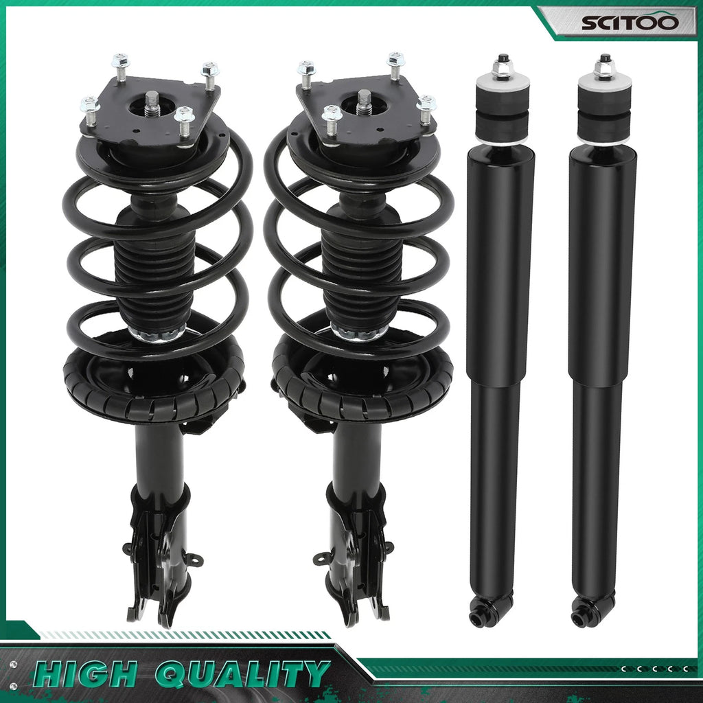 Set of 4 Loaded Struts & Shocks for Ford Mustang (2011–2014)
