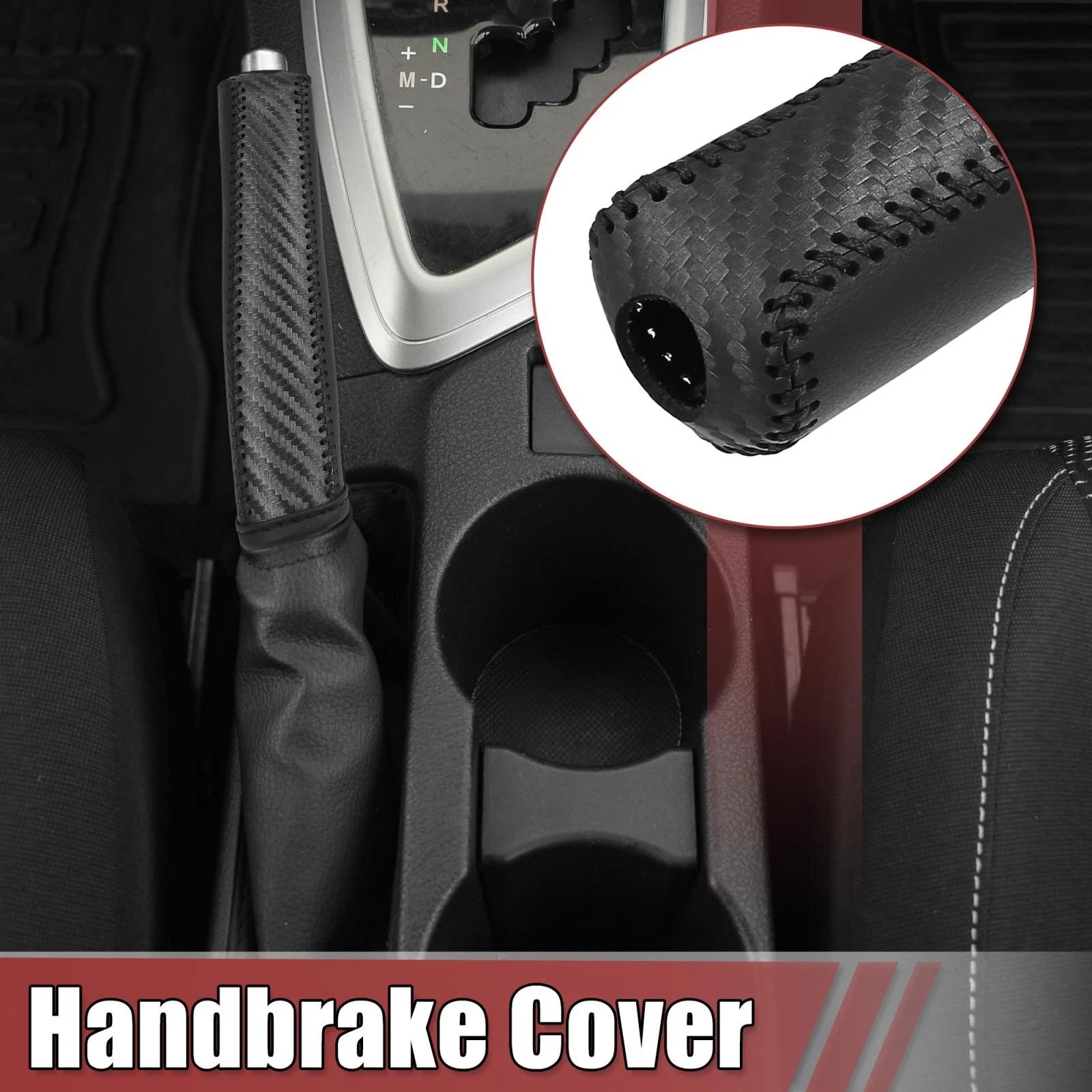 Handbrake Cover Protector for Toyota Corolla (2014–2018) Carbon Fiber Pattern