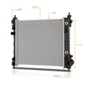 Aluminum Core Radiator for Chevy Spark 1.2L (2013–2015) DPI-13342