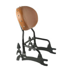 12" Black Sissy Bar Backrest Mount Spool for Indian Chief (2014–2023)