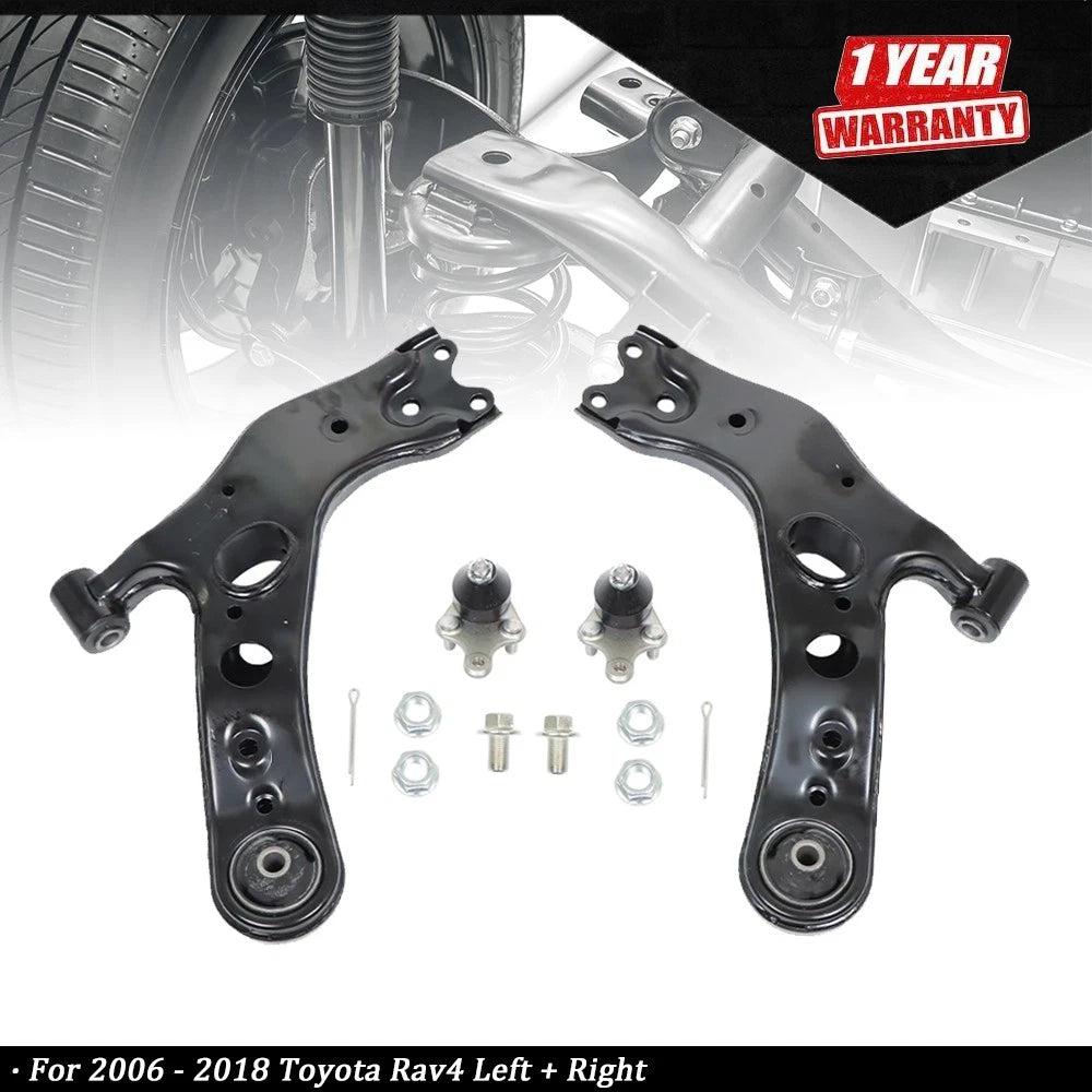 2X Front Lower Control Arm Ball Joint Assembly for Toyota RAV4 (2006â2018)