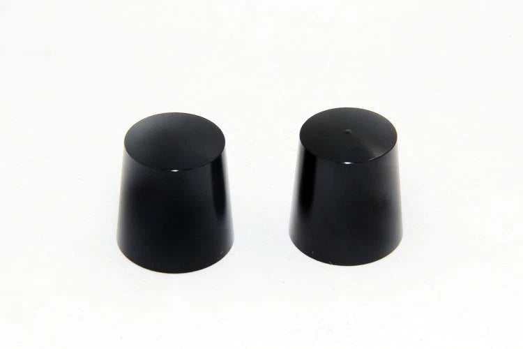 Set of 2 Billet Black Handle Bar Ends for Honda CBR (1993–2007)