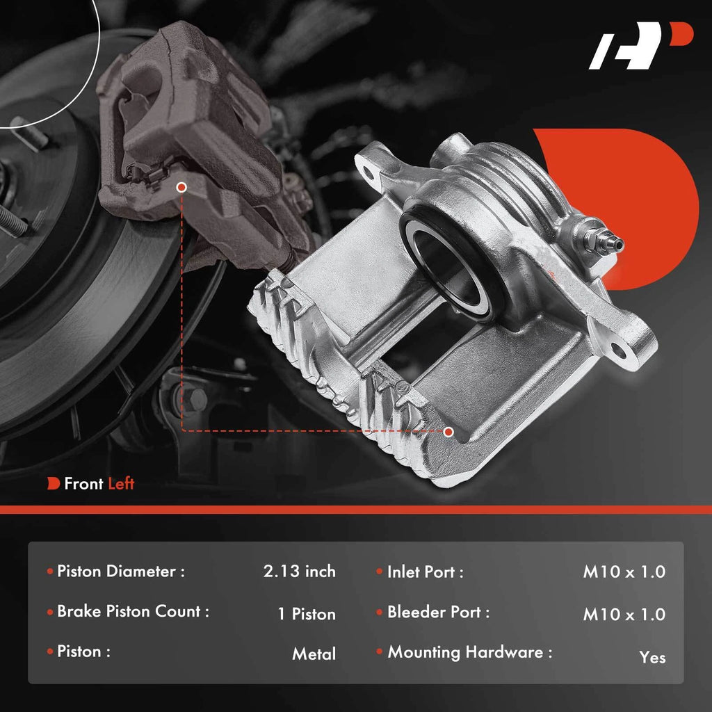 Front Left Disc Brake Caliper for Chevy Corvette (1984-1987)