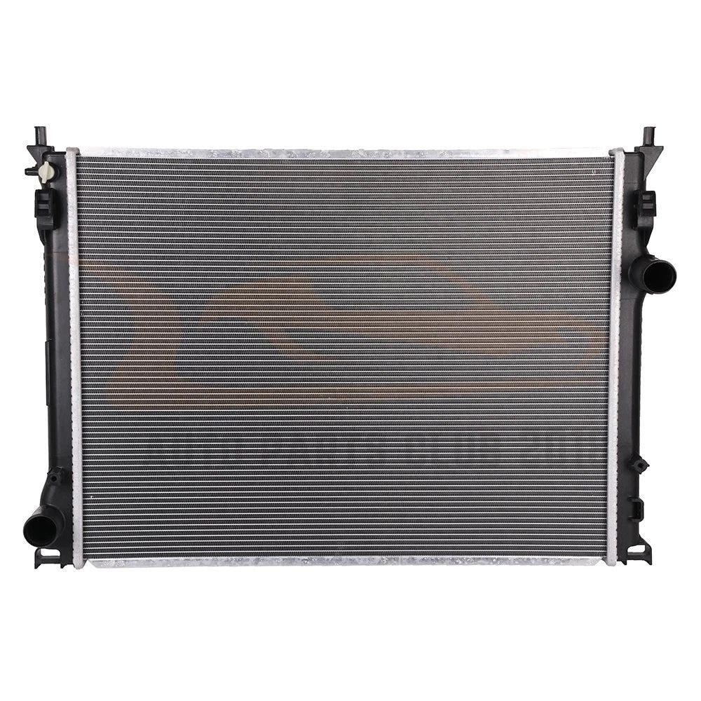 Aluminum Radiator for Dodge Challenger (2009–2019) + 4 Oil Hose Clamps
