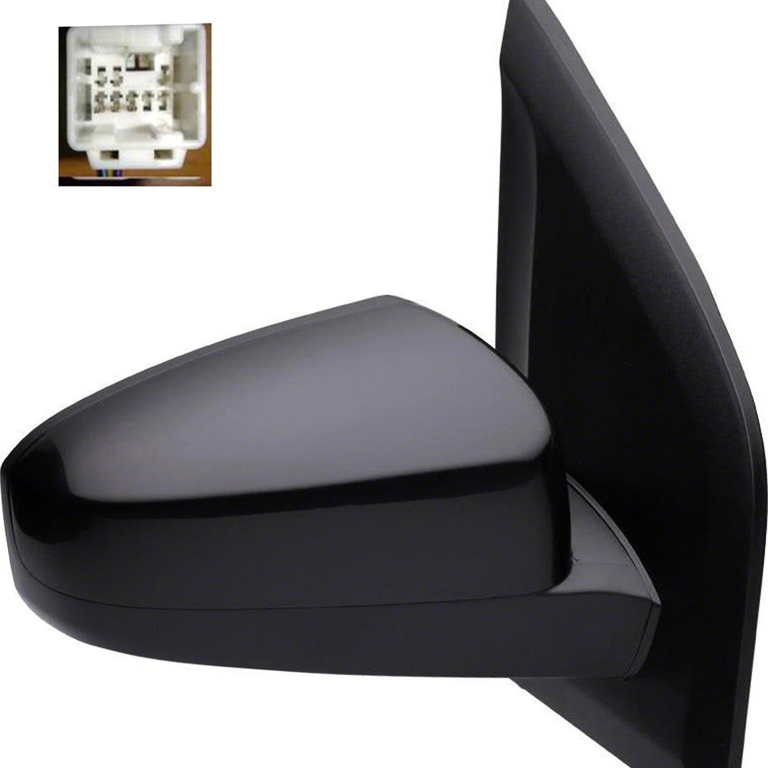 Replacement Ready to Paint Passenger Side Power Door Mirror for Toyota Camry (2012–2017)