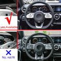 Carbon Fiber Auto Steering Wheel Paddle Shifter Extensions for Mercedes-Benz