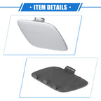 Tow Hook Covers for BMW E92 E93 (2007–2010) Silver Tone Front Right
