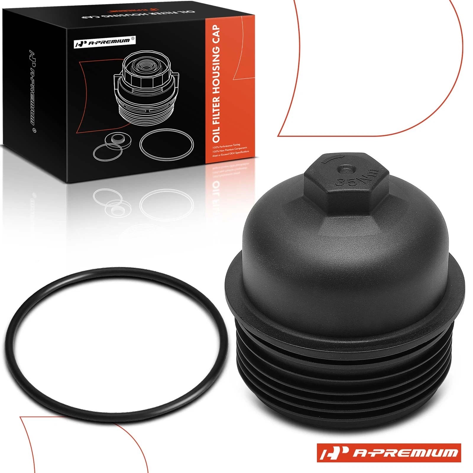 Engine Oil Filter Housing Cover Cap for Hyundai Santa Fe Azera (2013–2019)