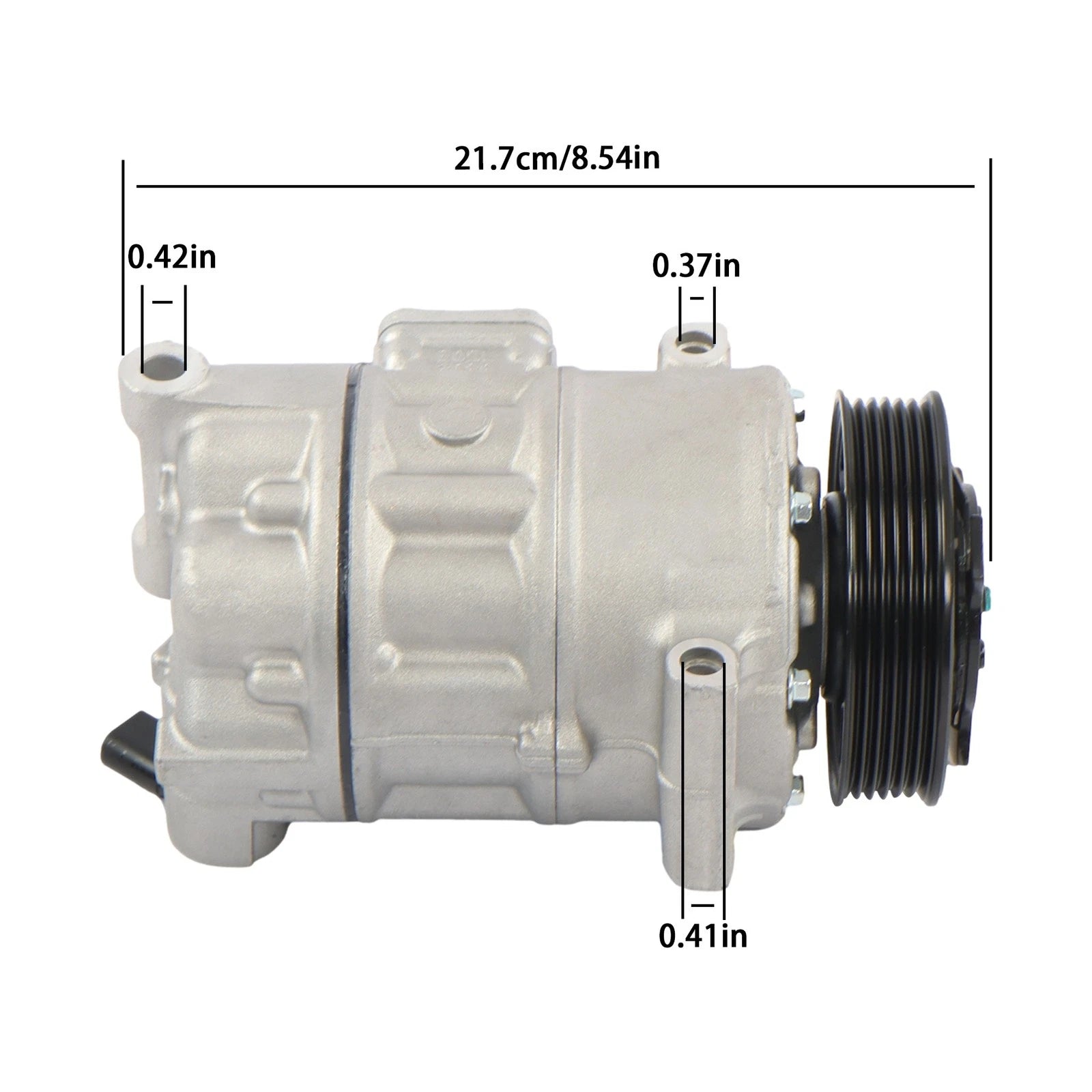 A/C Compressor with Clutch for Volkswagen CC (2009-2011)