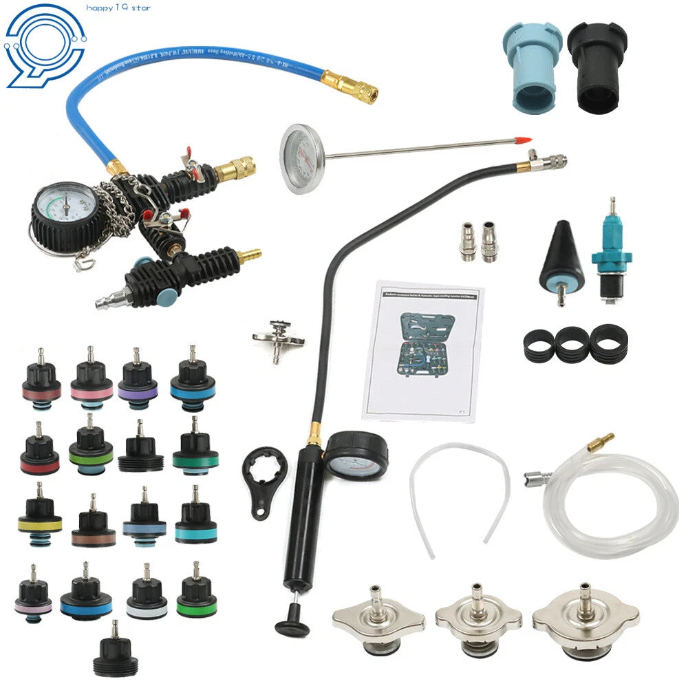33-Piece Radiator Pressure Tester Cooling System Purge Kit