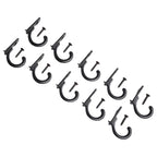 Metal Wall Mounted Coat Hooks for Various Applications (Rust Resistant)