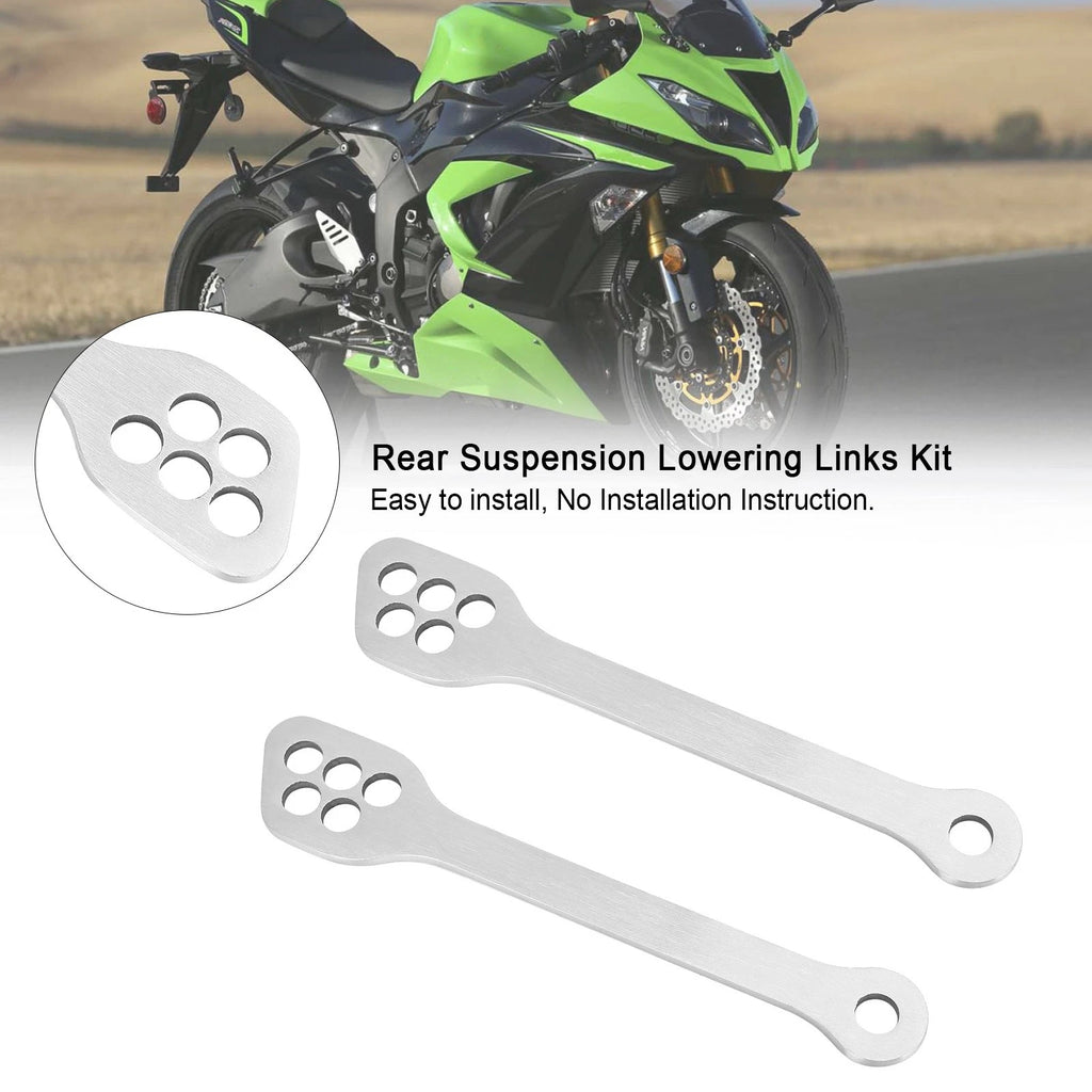 Rear Suspension Lowering Links Kit for Kawasaki Ninja ZX6R ZX10R EX300 (2003–2019)