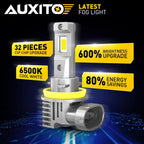 2Pcs H8/H9/H11 LED Headlight Bulb 20000LM 100W Low High Beam for