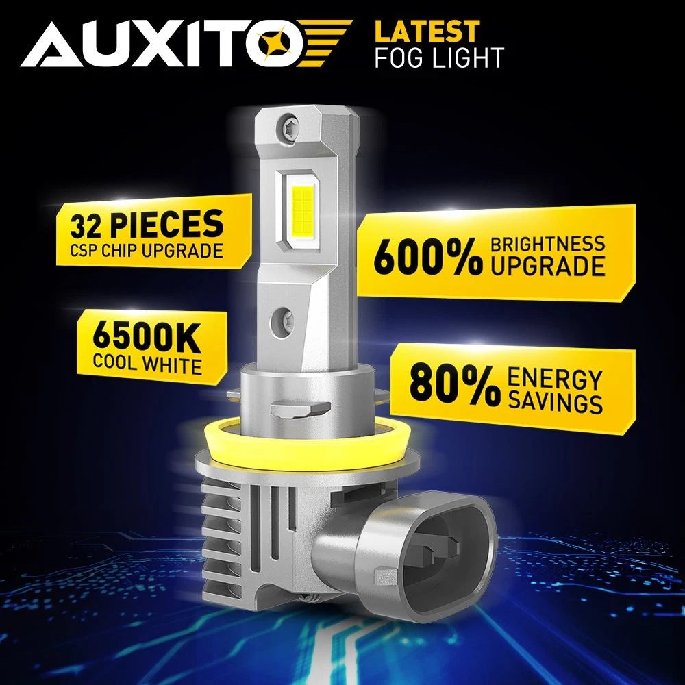 2Pcs H8/H9/H11 LED Headlight Bulb 20000LM 100W Low High Beam for