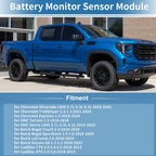 Battery Sensor for Chevrolet Silverado 1500 2.7L 5.3L 6.2L (2019–2022)