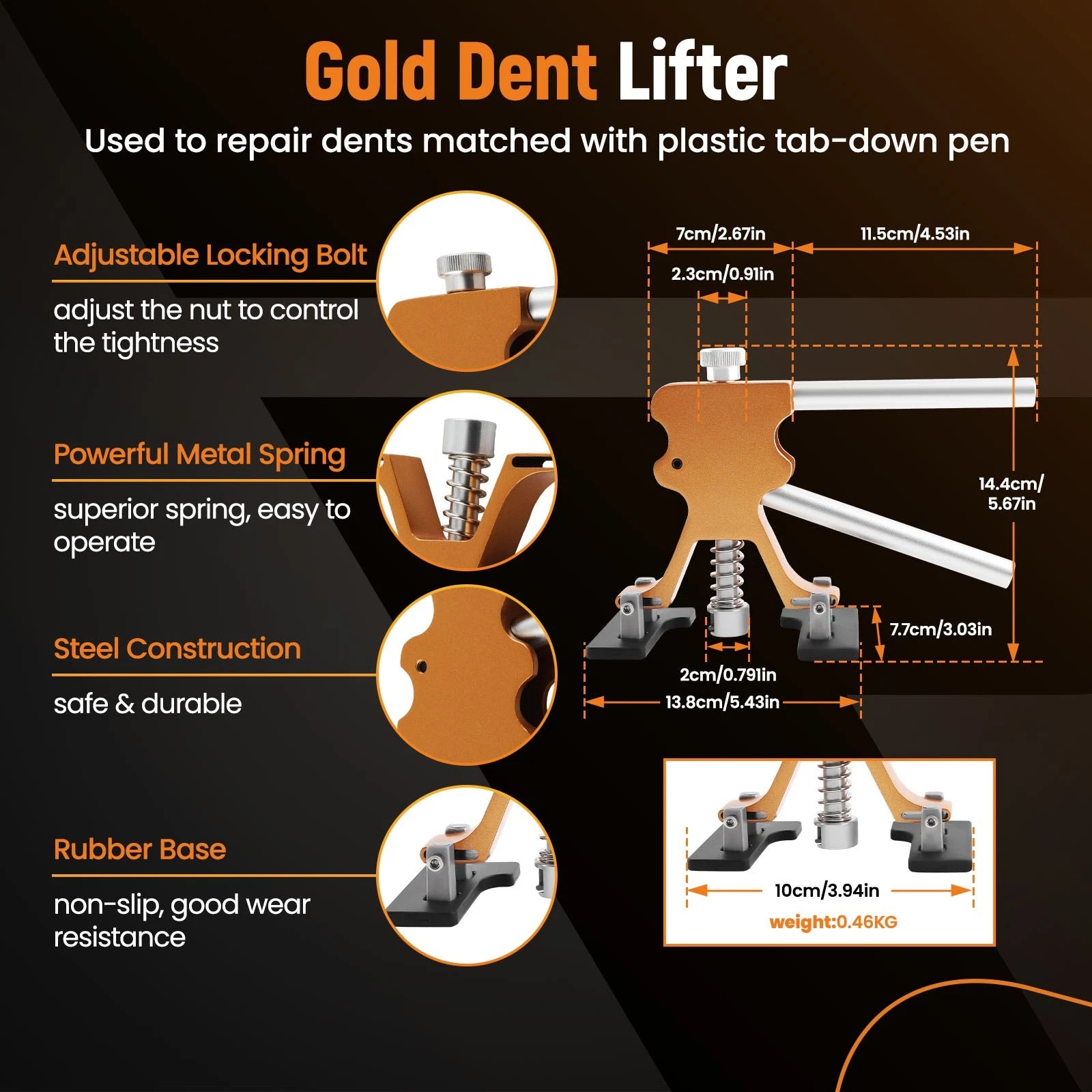 Dent Puller Kit for Motorcycle Refrigerator (YYYY–YYYY)