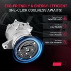A/C Compressor for Jeep Wrangler TJ (2000–2006) & Grand Cherokee (1999–2004)