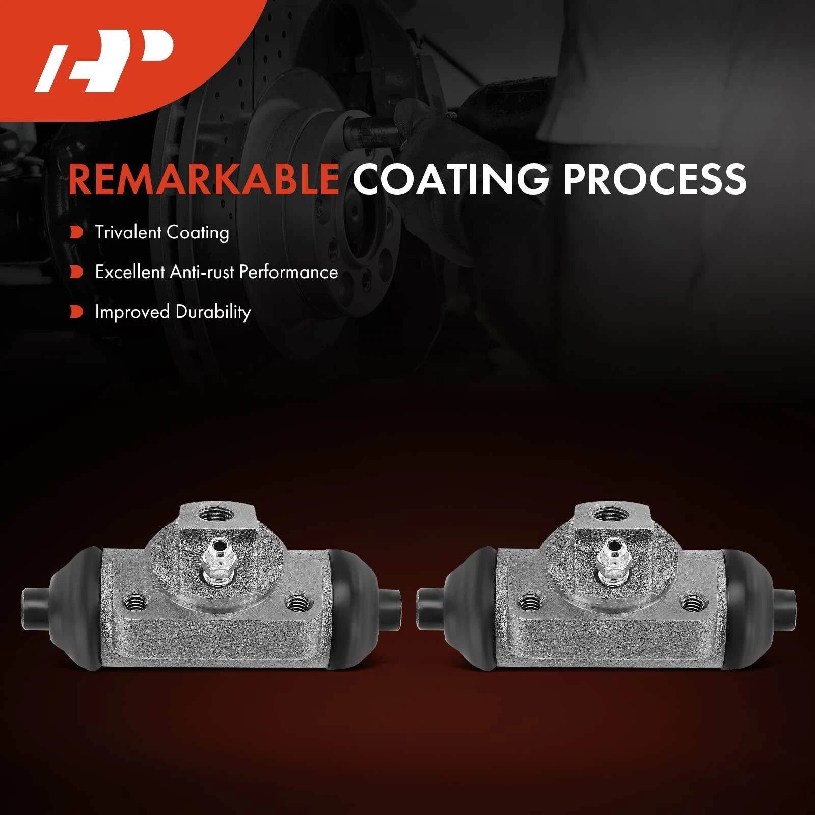 2X Rear Drum Brake Wheel Cylinder for Chevy Blazer S10 GMC Safari (1995–2005)