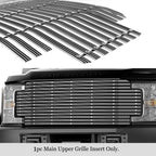 Chrome Wide Rivet Billet Grill Insert for Ford F-250/F-350 (2017–2019)