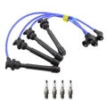 NGK Wire Set & Denso Spark Plugs Kit for Elantra Spectra5 (2007–2010)