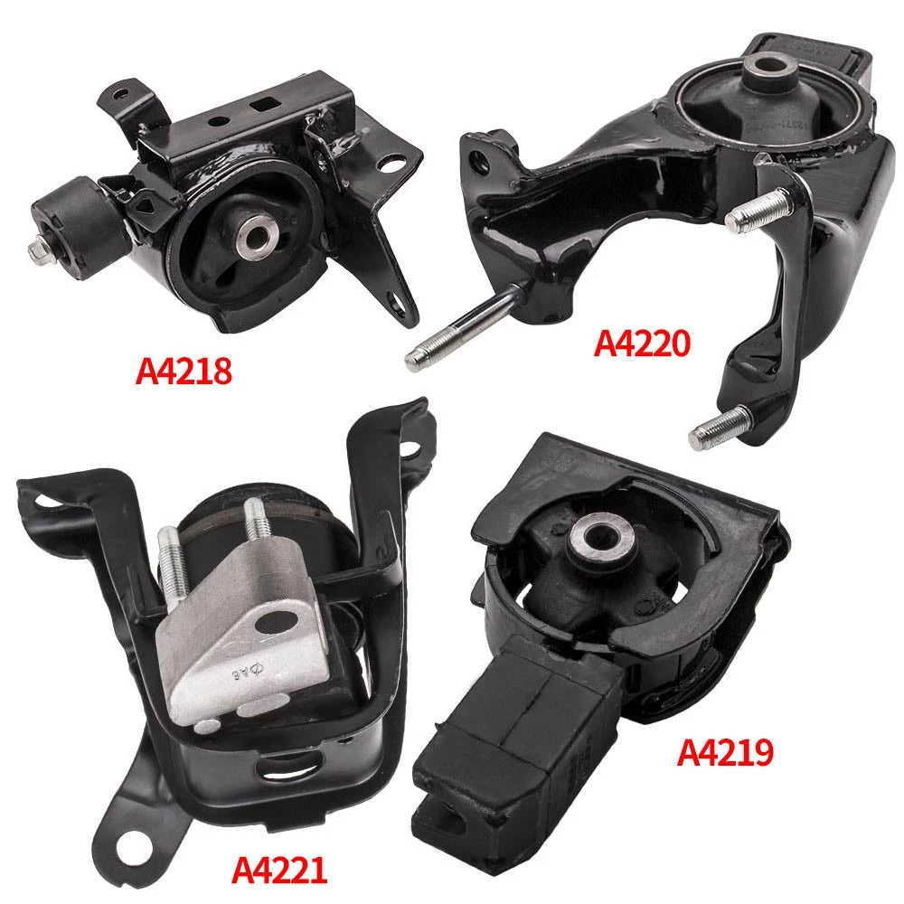 4Pcs Engine Motor Mount Set for Toyota Corolla/Pontiac Vibe 1.8L (2003–2008) 9158