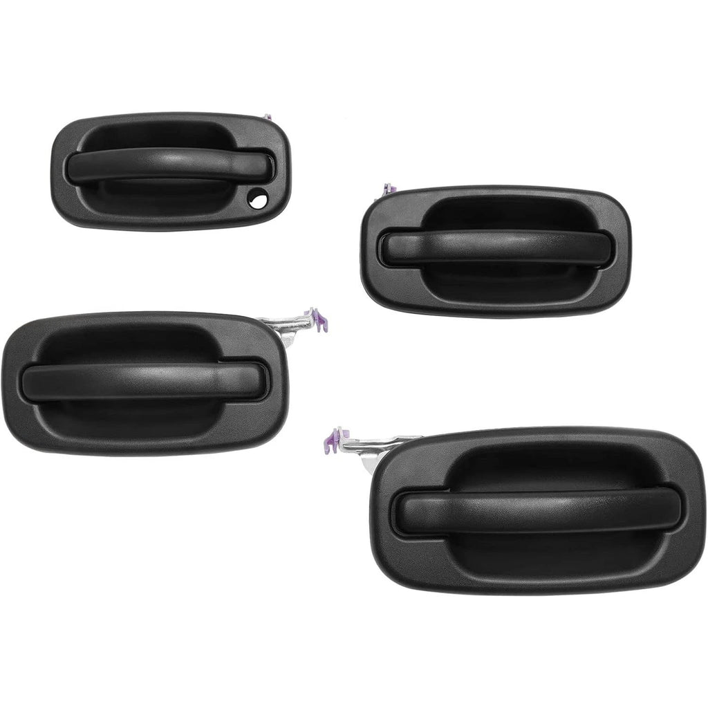 4Pcs Exterior Door Handle for Chevy Silverado GMC Cadillac (1999–2007)