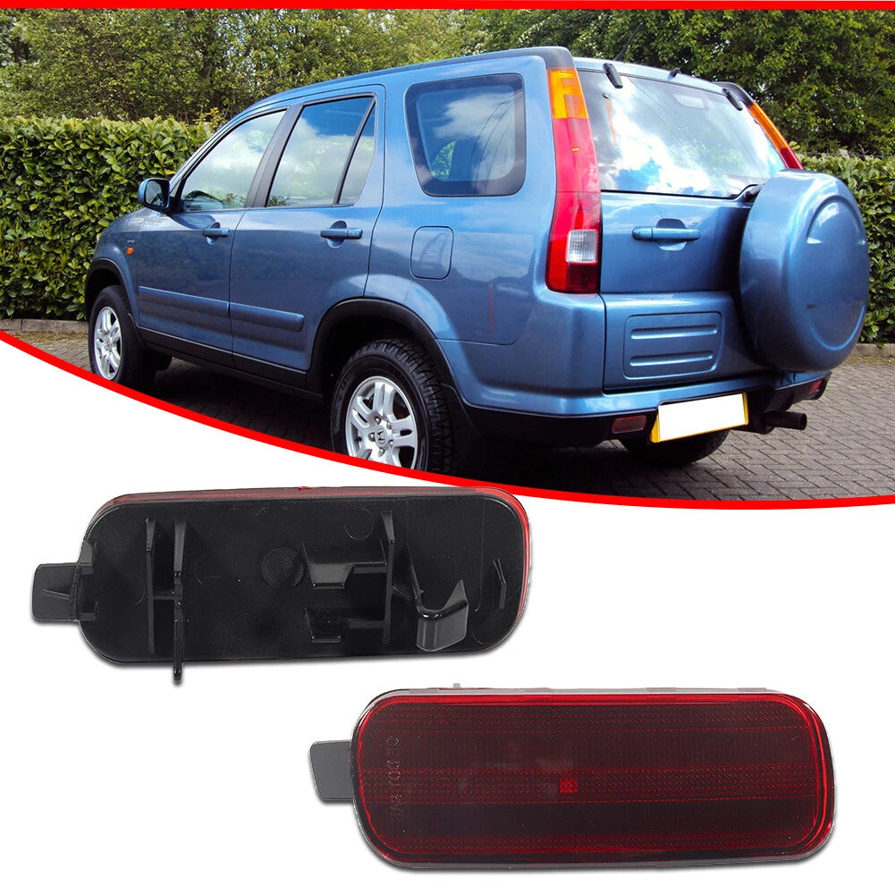 Set of 2 Rear Bumper Reflector Marker Lights for Honda CR-V (2002–2004)