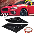 Front Side Window Louver Scoop Cover for Subaru WRX STI (2015–2018)
