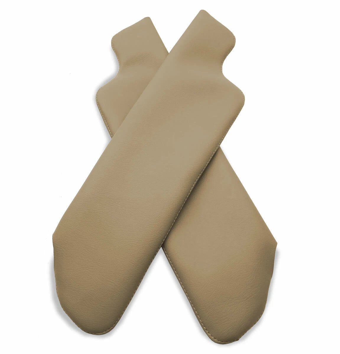 Sunvisors Cover Skin for Ford F150 (1997–1999) Beige Tan PVC Leather