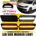 2X LED Bumper Side Marker Light for Volkswagen MK6 GTI (2010–2014) LH & RH