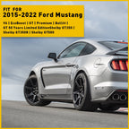 2X White Smoked Rear LED Bumper Side Markers for Ford Mustang (2015–2022)