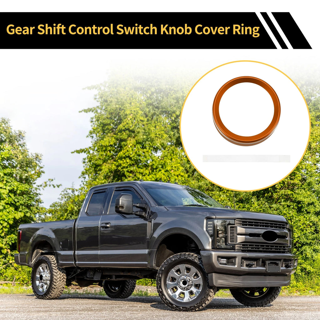Gear Shift Control Switch Knob Cover Ring for Ford Maverick (2022) Orange