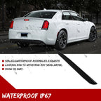 Smoked Lens Rear Bumper Reflectors for Chrysler 300 (2015–2022)