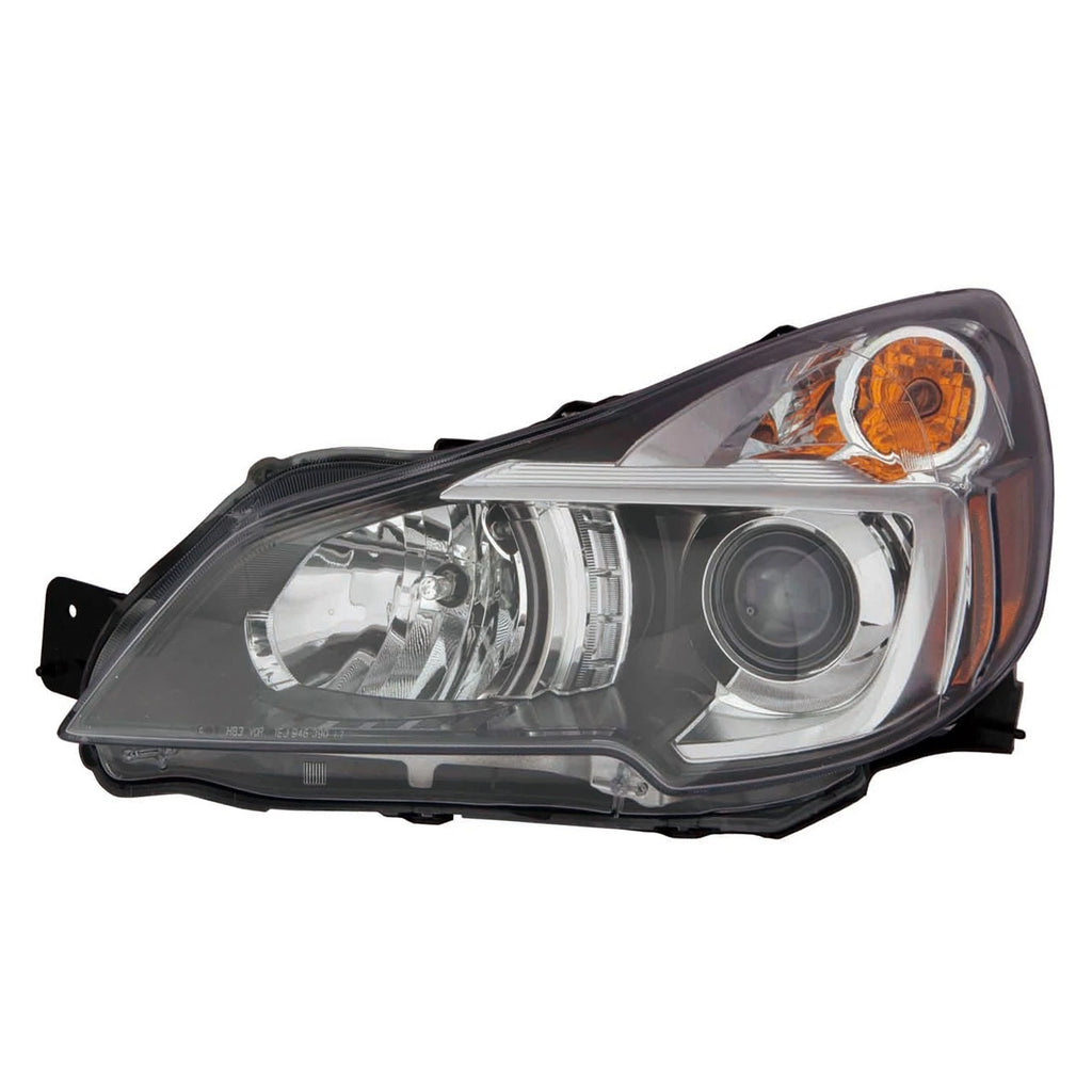 Replacement Driver Side Halogen Headlight Assembly w Black Bezel for Ford F-150 (2009–2014)