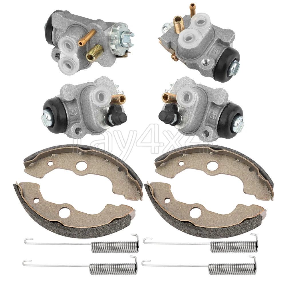 Front Brake Wheel Cylinders & Shoes Kit for Honda Foreman TRX450 (1998–2004)