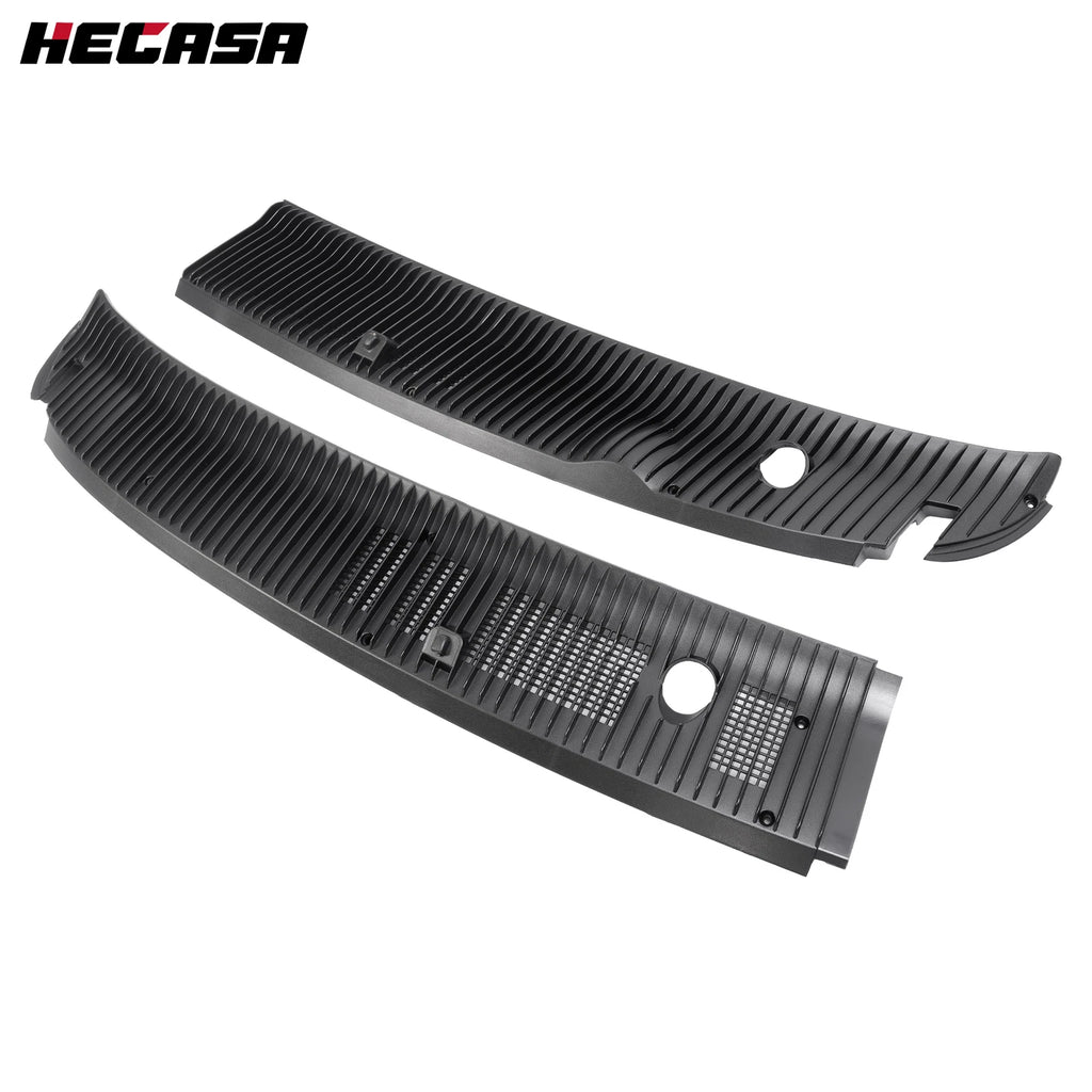 Set of 2 Front Wiper Cowl Panel Grilles for Ford E-Series (1992–2024)