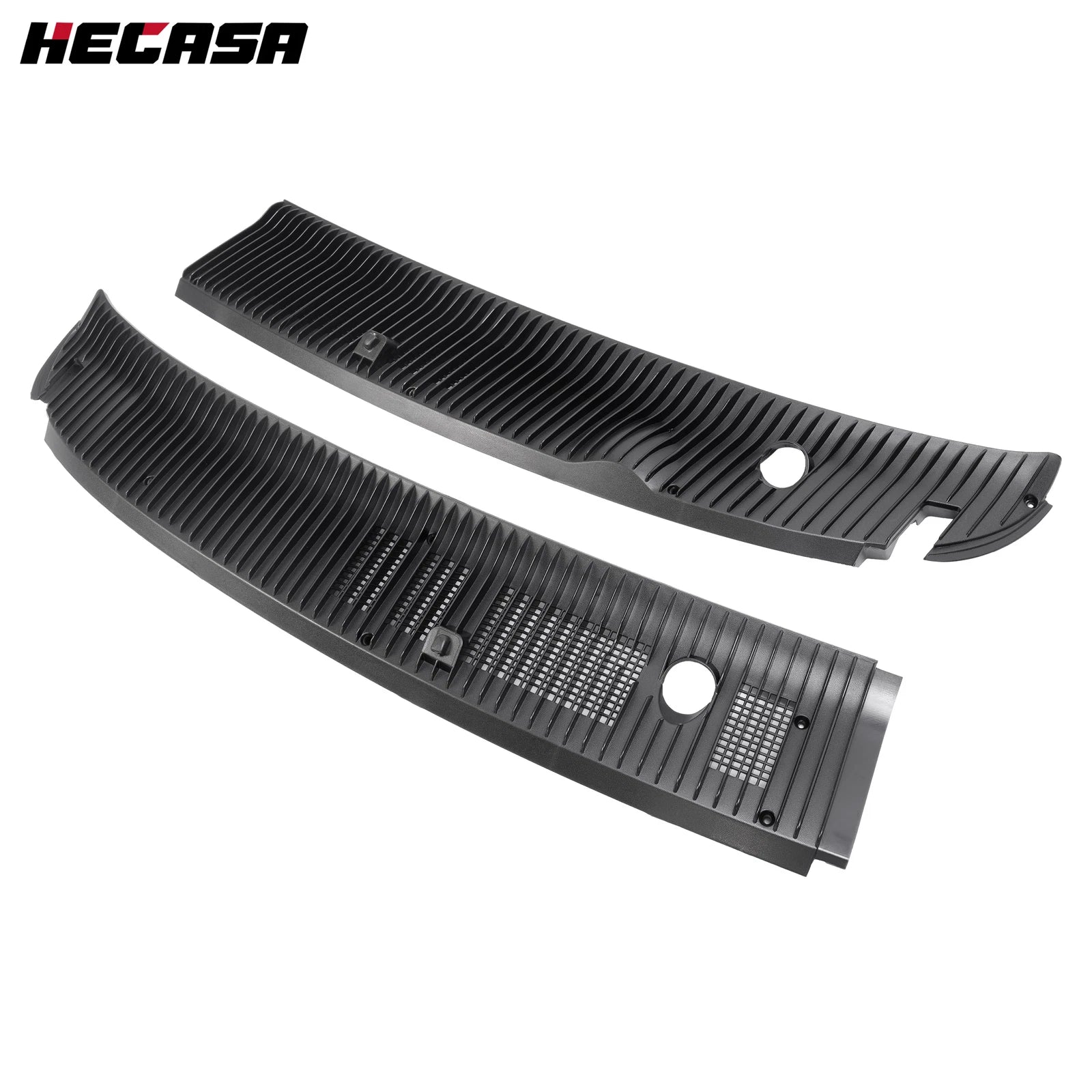Set of 2 Front Wiper Cowl Panel Grilles for Ford E-Series (1992–2024)