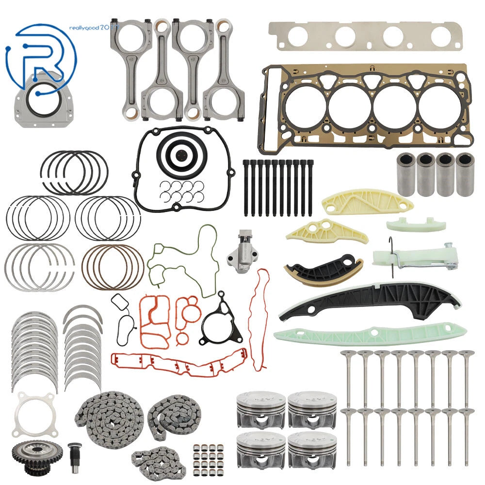 Engine Overhaul Rebuild Kit for Audi VW A4 Jetta 2.0 T (CCTA CAE CCZ)