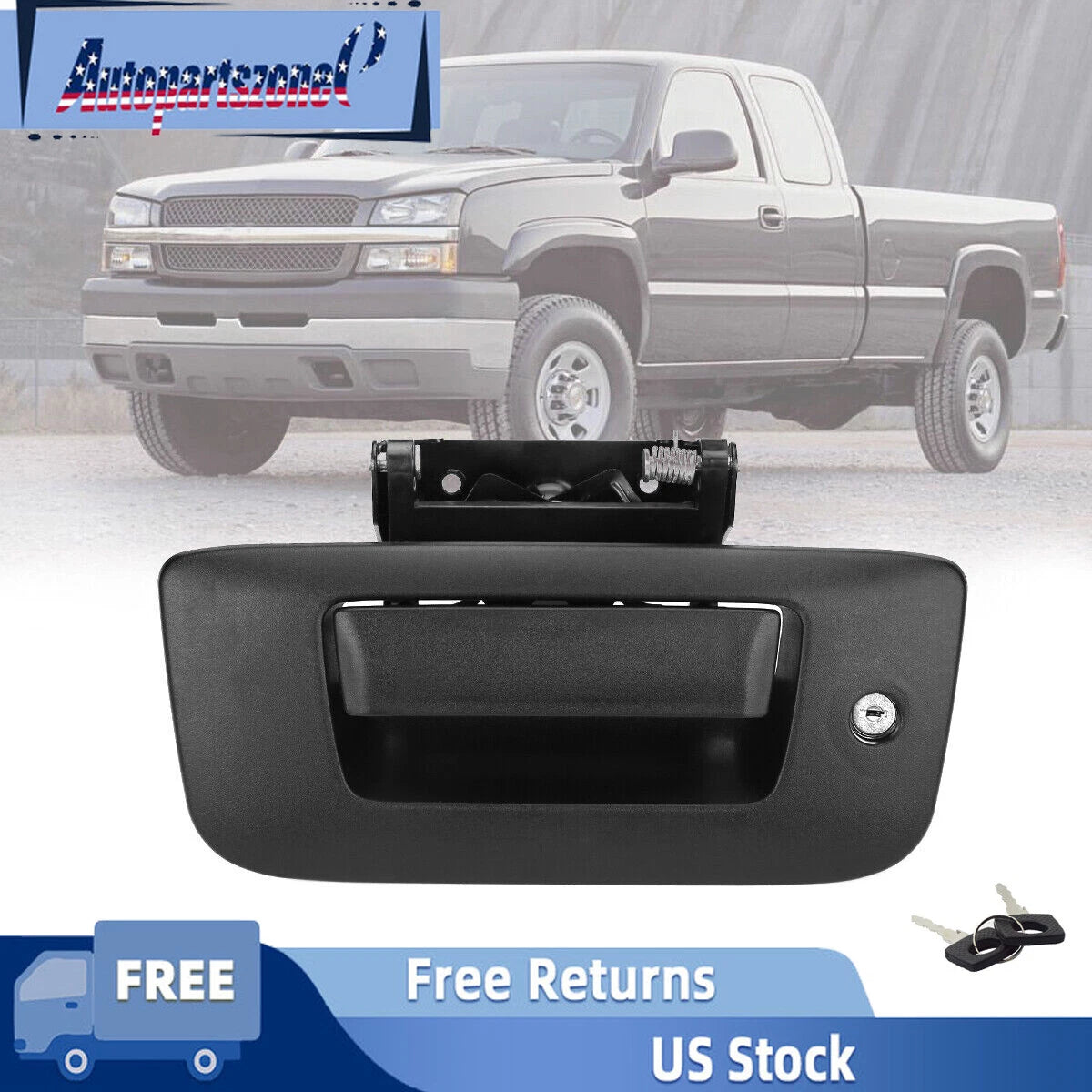 Tailgate Lock Kit for Chevrolet Silverado GMC Sierra (2007–2013) 17802393 22755305