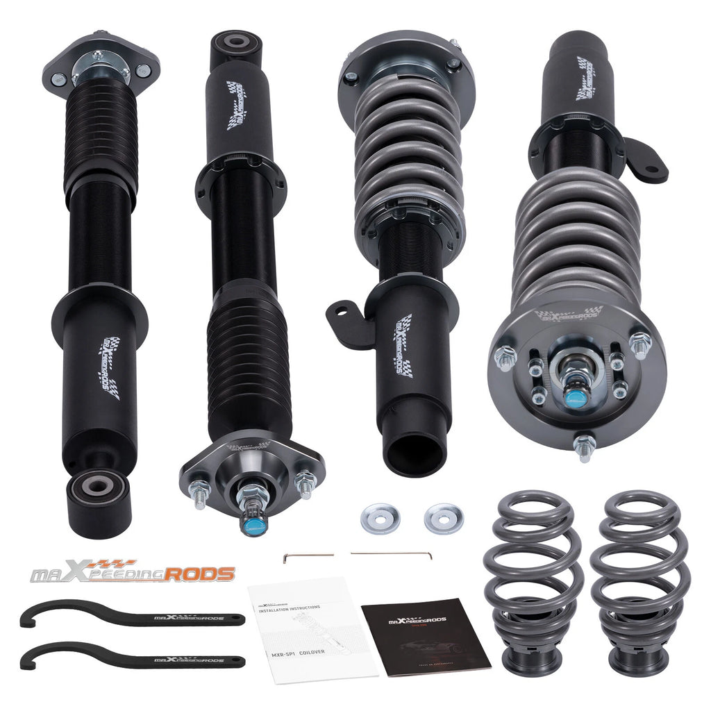 24-Way Adjustable Coilovers for BMW E46 3 Series (1998–2005)