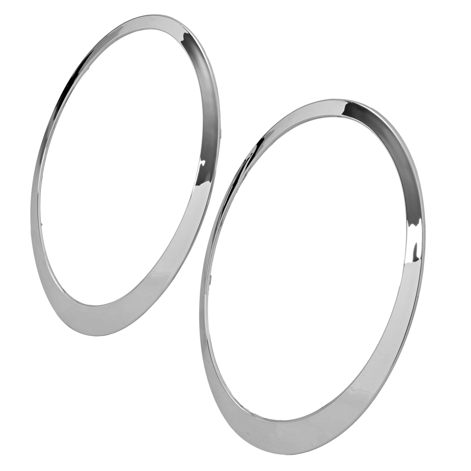 Chrome Headlight Bezel Trim Ring Cover for Mini Cooper R55 R56 R57 (2007-2015)